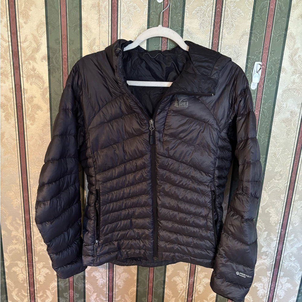 REI Black Puffer Jacket